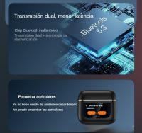 Auriculares Bluetooth Inalámbricos SANLEPUS 2024, Pantalla Digital Táctil Inteligente, Bluetooth 5.3 con Micrófono HD, HiFi Estéreo, Reducción de Ruido, 32H de Reproducción, Control Táctil, Compatibles con Android y iPhone - details 14