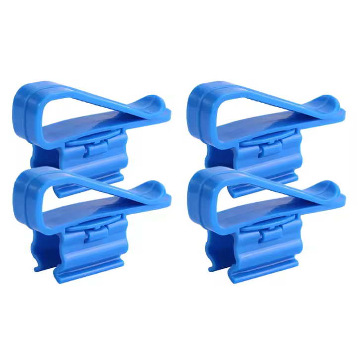 Soporte de fijación de tubería de agua, abrazadera de Control de flujo para cerveza, filtración de peces de acuario, 4 piezas - 1