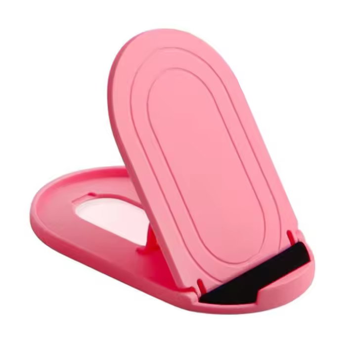 ABS 4 grados soporte de escritorio plegable ajustable plegable 4 grados soporte para teléfono plegable 4 grados Mini - 1