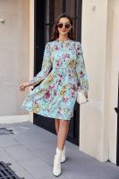 Vestido Floral Midi para Mujer Moda de Primavera Otoño 2025 Vestidos Largos para Mujeres Curvas - details 10