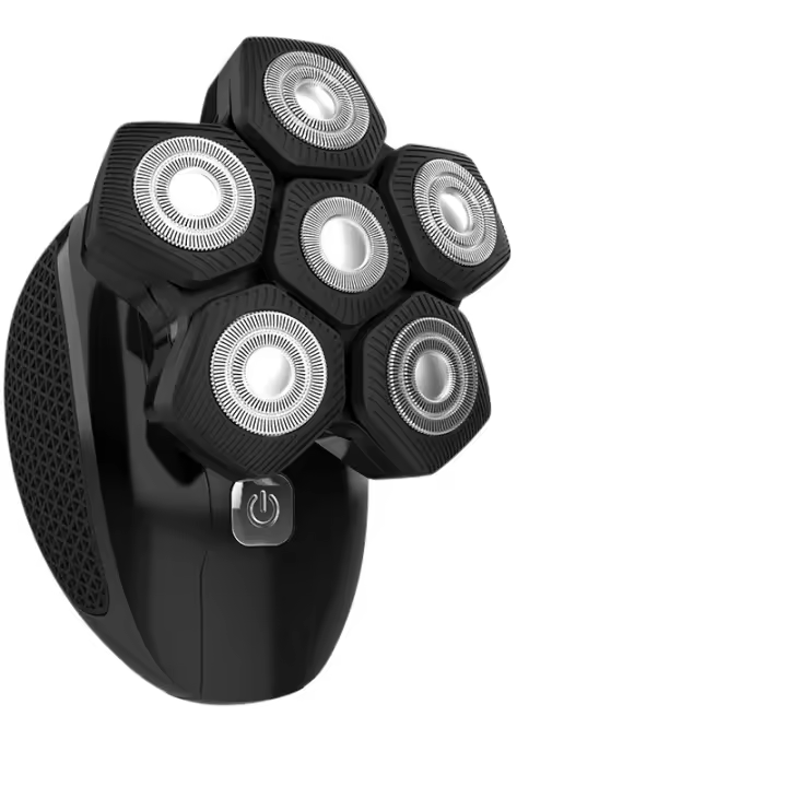 Afeitadora Eléctrica Multifuncional Cabeza de Cuchillo Magnético, Impermeable, Corte de Pelo Calvo para Todo el Cuerpo - 1
