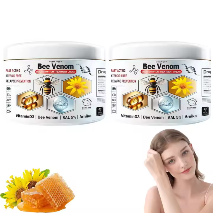 Crema de tratamiento profesional TODAHOF con veneno de abeja multisíntoma, para todo tipo de piel (1 botella) - 1