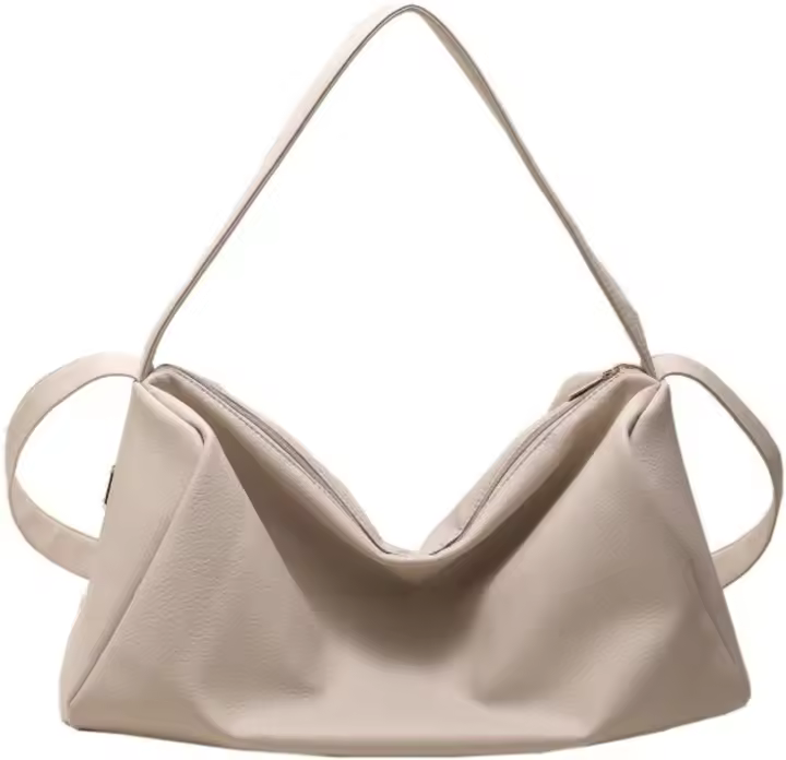 Bolsos de mano de cuero vegano suave para mujer, bolso hobo grande, bolso de hombro, bolso cruzado, bolso de mano con asa superior para viajes y deporte - 1