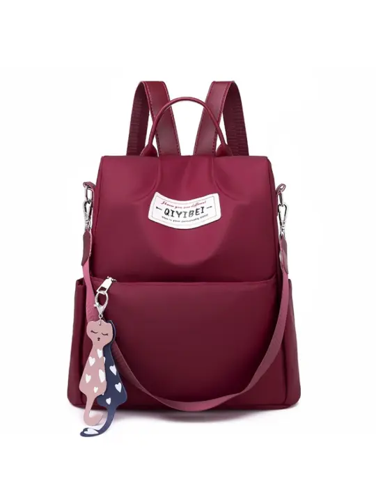 Mochila antirrobo de tela Oxford de moda, versión coreana, versátil, de gran capacidad, estilo universitario para estudiantes. - 1