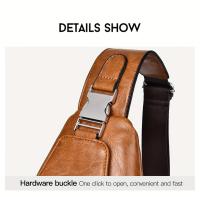 Nuevo bolso de mensajero unisex impermeable y resistente al desgaste, bolso cruzado, bolso de mano, bolso de hombro, bolso de pecho, hecho de tela resistente al desgaste, gran capacidad con bolsillos grandes, fácil de transportar, adecuado para el trabajo - details 31
