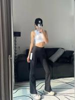 Pantalones de Yoga para Mujer Corte de Botas, Cintura Alta, Ajuste Perfecto para Primavera y Verano, Chándal Femenino, Pantalones de Gimnasio Elegantes - details 12