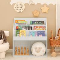 Librería Infantil Niños 3 Estanterías Estantería Estándar InfantilBlancoH80cmKMB01-WES - details 1