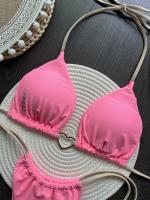 Conjunto de Bikini Halter de Color Sólido RUOTONSEPT Traje de Baño de Estilo Brasileño para Mujeres - details 28