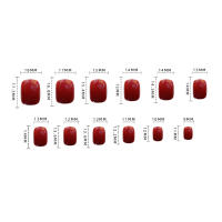 Parche de uñas postizas de color púrpura y gris, pegamento extraíble, párrafo corto, moda, ahorra tiempo, 24 piezas - details 1