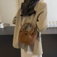 Bolso de Mano de Cuero Sintético Vintage con Cierre de Cremallera Diseño de Cordón con Estilo Ruched Bolso de Lleva Todo el Día para Mujeres Marrón, Rojo, Negro - details 2