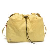 Bolso tipo cubo plisado de estilo coreano, bolso de gran capacidad, bolso de hombro de nailon, bolso cruzado de tela impermeable de Color sólido - details 20