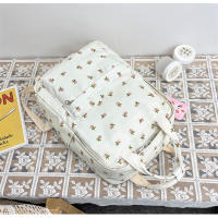 Mochila escolar fresca para mujer, literaria y artística, versátil, con flores informales, para niña y estudiante, novedad de 2024 - details 54