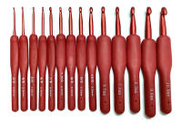Juego de ganchos de ganchillo de aluminio para trenzas, agujas de tejer con mango de silicona, 14 piezas - details 4