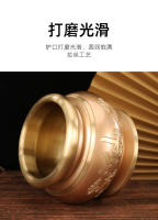 Quemador de cobre lleno de Buda para interiores, hogar inmortal puro, inserción de incienso Guanyin, estufa de latón - details 4