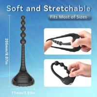 Wireless Remote Control Penis Cock Ring Vibrator Butt Anal Plug Delay Ejaculation Prostate Stimulator Massager Sex Toys Men Gay - details 4