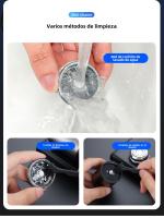 Afeitadora Eléctrica Portátil de Mini Acero Recargable, Adecuada para Adultos, Con Cuchilla de Malla Curvada, Lavable - details 13