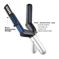 Peine Eléctrico Multifuncional para Hombres Rectificador de Barba Alisador de Cabello - details 20