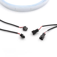 2 uds Universal impermeable Flexible RGB luz de circulación diurna DRL tira LED multicolor luces de señal de giro - details 3