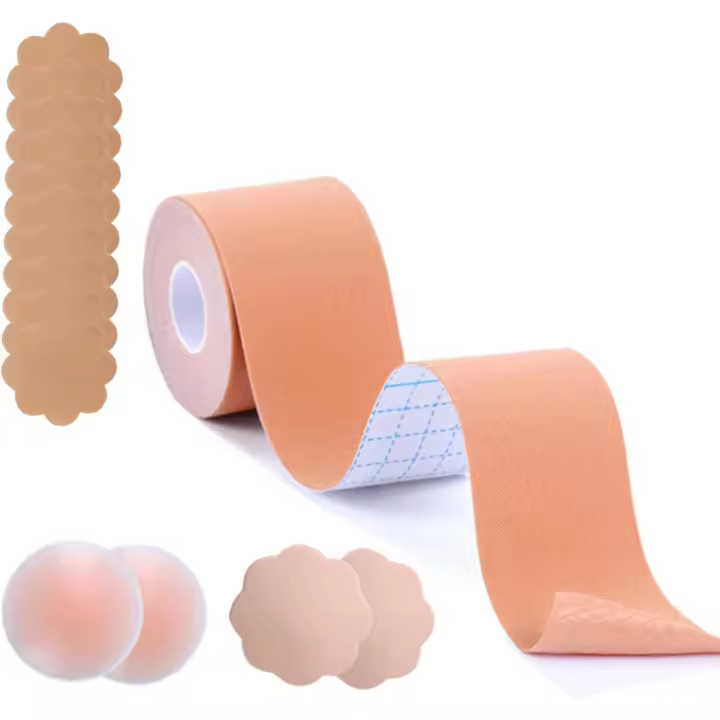 Pezoneras Adhesivas Invisibles y Reutilizables Sujetadores Adhesivos Push Up para Mujer - 1