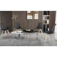 Mesa de comedor Phoenix negro,sillas de comedor idmarket lote 6,silla de cocina juego de 4