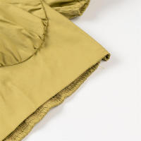 OUWU- Camisetas lisas empalmadas con solapa para mujer, túnica de manga corta con cuello cuadrado, camiseta con temperamento, estilo de moda femenina - details 6