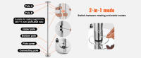 SucceBuy Poste de baile profesional, kit de poste estático giratorio, poste portátil de acero inoxidable para ejercicio, hogar, gimnasio - details 1