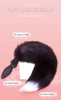 Leten Fox Tail Anal mujeres Butt Plug próstata consolador masajeador juego para adultos Buttplug erótico vibrador juguetes sexuales para mujeres - details 2