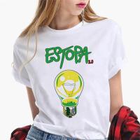 Camiseta de Estopa para mujer, top de manga, ropa harajuku japonesa para mujer - details 4