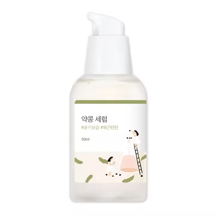 Suero de soja Hot ROUND LAB (sin perfume) |   Suero rejuvenecedor y nutritivo con nutrición profunda, bloqueo de hidratación, sin perfume para - 1