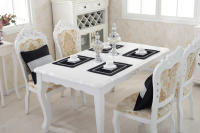 Corredor de Mesa de Terciopelo Plateado Moderno ANUMEI Cubierta de Mesa Gris Negro Decorativo Material Poliéster Hecho en China - details 22
