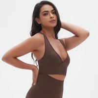 Sujetador sin costuras con exterior de nailon, ideal para yoga y estiramientos. Hecho en China. - details 23