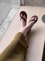 Chanclas planas, zapatos para mujer, ropa de verano, nuevo diseño de nicho casual, playa, vacaciones, sandalias con punta abierta. - details 37