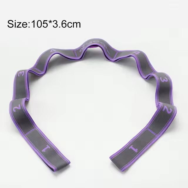 Correa elástica de látex y poliéster, banda de estiramiento para baile latino, Yoga, Pilates, gimnasio, bandas de resistencia para ejercicio - 1
