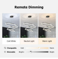 LEFANGXING Luces Colgantes LED Lámpara de Estair de Albúmino para Sala de Estar - details 1