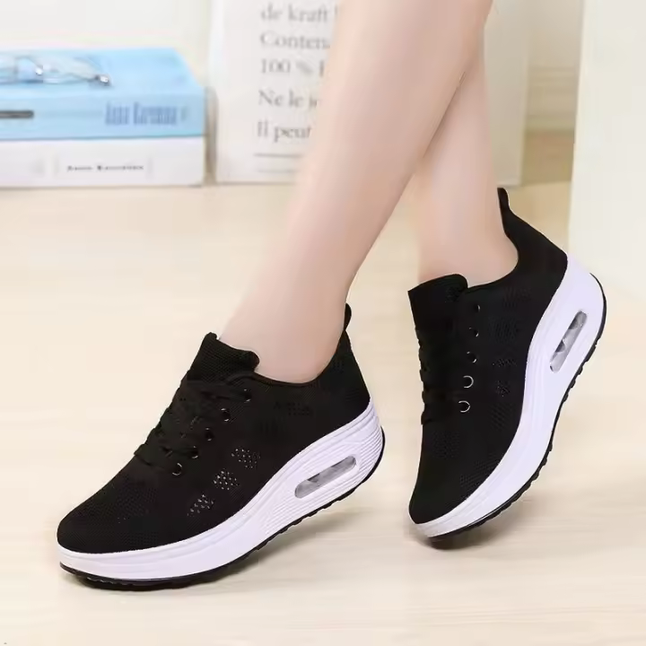 Zapatillas de malla transpirable para mujer Zapatos de deporte casuales nuevos Moda en talla grande - 1