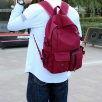 Mochila ligera impermeable para adolescentes, mochila ergonómica Simple con correa ajustable para el hombro, mochila universitaria - details 1