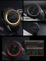 Reloj Deportivo Digital para Hombres SKMEI Fashion Resistente al Agua 5Bar con Alarma y Cronómetro reloj hombre 1251 - details 11