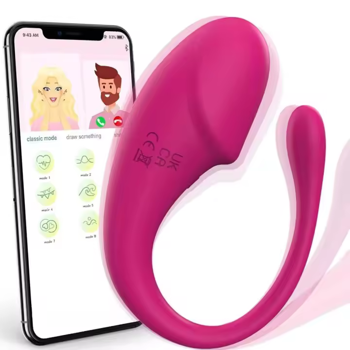 Vibrador inalámbrico con aplicación Bluetooth para mujer, estimulador de clítoris de huevo con Control remoto, masajeador de punto G, Juguetes sexuales para mujeres y adultos, bragas - 1