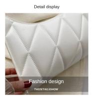 Bolso de hombro a la moda para mujer, bolso de cuero PU para axila, bolsos de Color sólido, bolsos de ocio para ir al trabajo, bolsos con asa pequeña, bolso de mano con cremallera a la moda - details 1