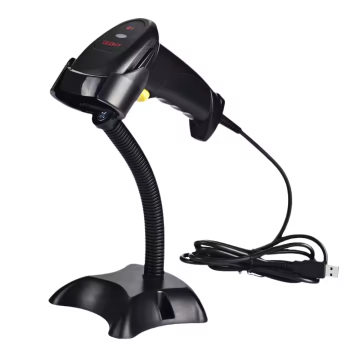 Lector automático de códigos de barras con soporte - 1