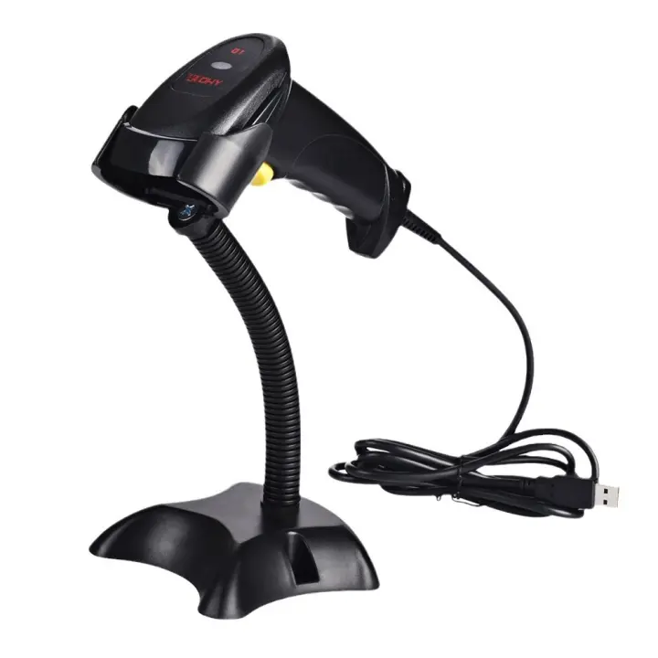 Lector automático de códigos de barras con soporte - 1