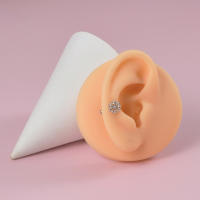 Piercing para cejas de titanio, 1 piezas, G23, Daith, anillo cómodo, curvado, Tragus, pendiente, hélice delantera, Piercings Carti - details 6