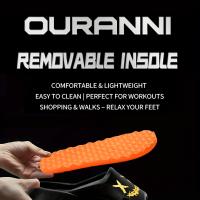 OURANNI Zapatillas deportivas ligeras con estampado de dibujos animados para hombre, para interior/exterior, para ducha, vacaciones en la playa, modernas y versátiles para uso diario informal de parejas, estructura duradera de EVA, diseño unisex - details 2