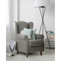 Lactancia tapizado en Tela Anti Manchas Color Gris, sillón butaca para Dormitorio, - details 5