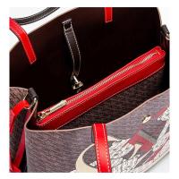 Mochila de Viaje Retro Clásica Leten Patrón de Oso de Dibujos Animados Gran Capacidad - details 13