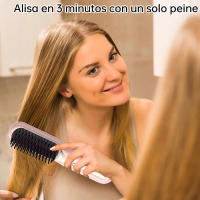 Control de temperatura de 3 niveles, cuidado de iones negativos, carga USB anti-quemaduras y pantalla LED Diseño portátil, plancha de pelo inalámbrica para mujeres, perfecta para regalos de hogar y viajes - details 8