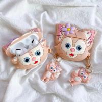 Bonita funda de silicona para auriculares AirPods Pro2, funda protectora creativa de dibujos animados para auriculares inalámbricos Bluetooth, 2022, 2023 - details 11