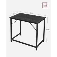Mesa de Trabajo Pequeña Industrial Ideal para Teletrabajo, Estudio, Dormitorio 60 x 135 x 76cm - details 18