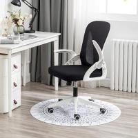 Silla de oficina plegable para espacios pequeños |   Silla de juegos para adultos y niños |   Respaldo de malla |   Para dormitorio y oficina en casa. |   Blanco y negro - details 6