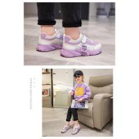 Zapatos deportivos de marca para niños, zapatillas transpirables de malla para niñas, zapatillas informales rosas para estudiantes, zapatillas antideslizantes para correr para niños - details 18
